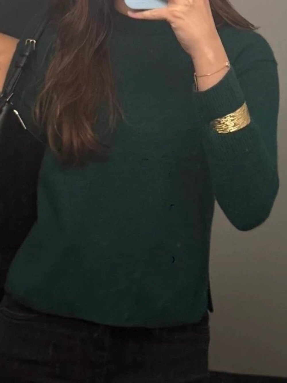 Banana Republic Emerald Green Knit Sweater – Warm Cozy Sweater, Size XXS